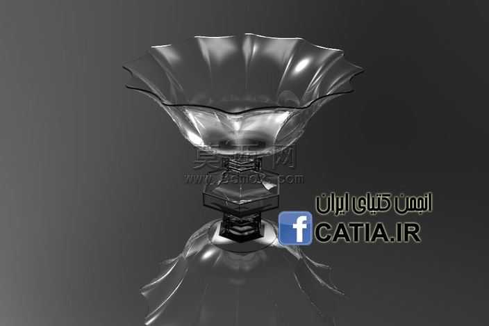 水晶杯与CATIA