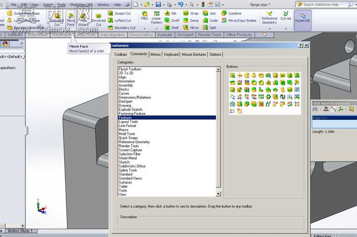 �̳���Solidworks�����ƶ�����
