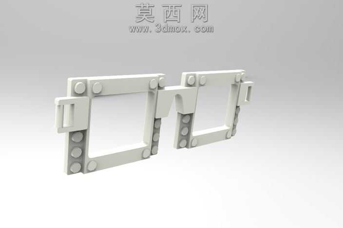 乐高风格的眼镜
