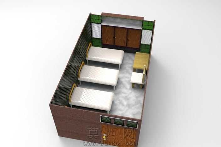我的宿舍3d完整的模型