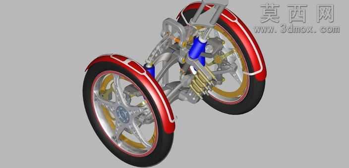 对摩托车项目两个前轮650cc