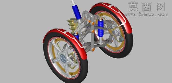 对摩托车项目两个前轮650cc