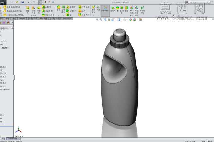 (SOLIDWORKS��ζ)��ģϴ�Ӽ�ƿ
