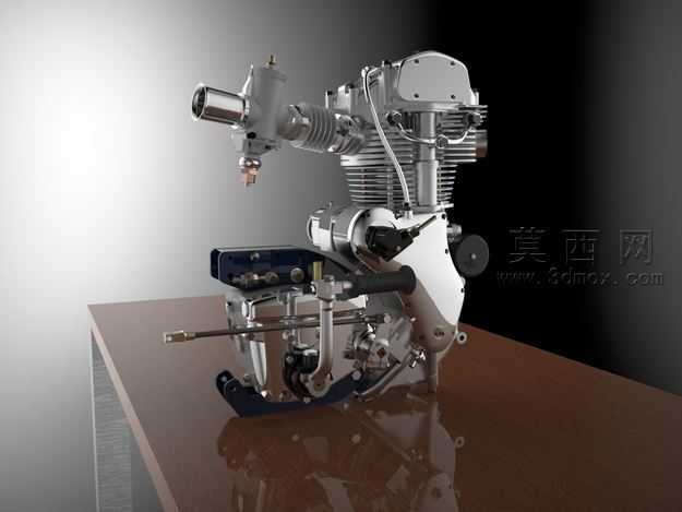 KeyShot���־���VelocetteThruxton
