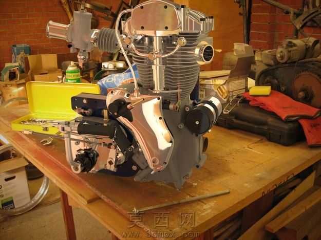 KeyShot���־���VelocetteThruxton
