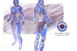Keyshot科幻英雄