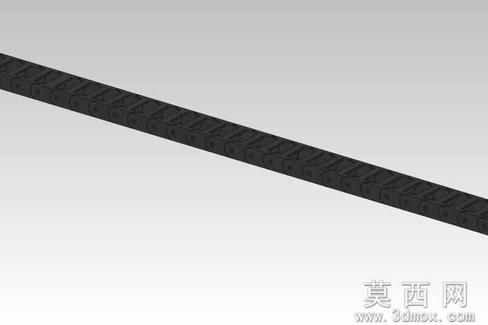 18x37毫米塑料绝缘电缆拖链线载波黑色