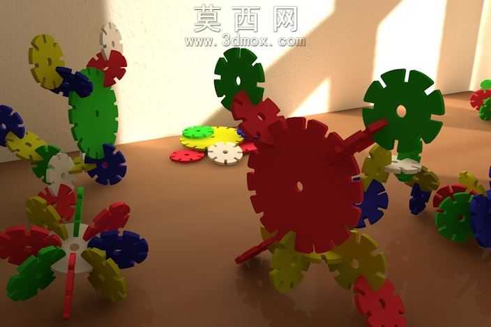 多彩拼插式花形硬币收纳夹创意设计