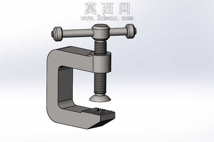 小型手动木工夹持固定夹钳结构