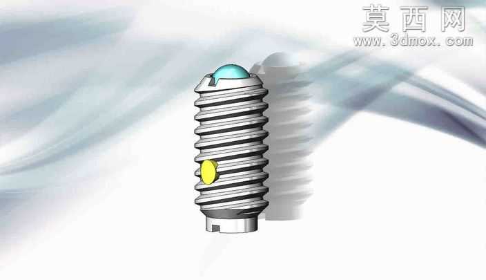 球8-32线程的弹簧柱塞