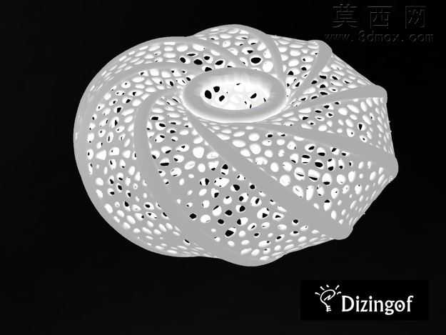 圆环面灯罩-数学艺术由@Dizingof
