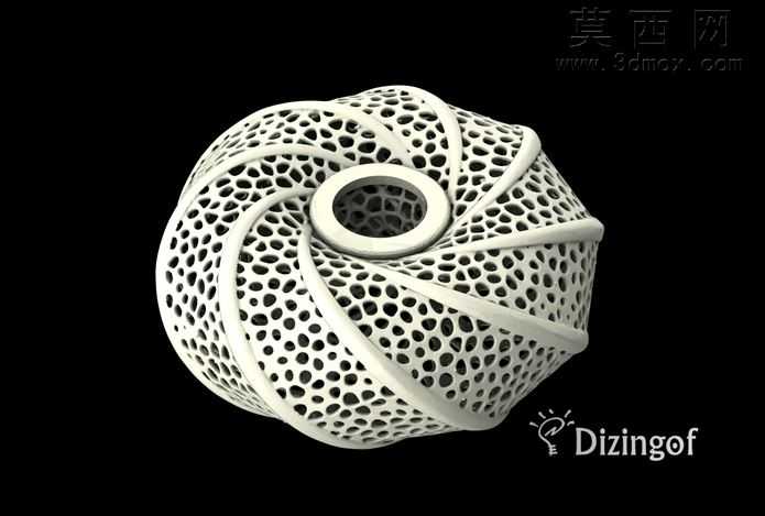 圆环面灯罩-数学艺术由@Dizingof