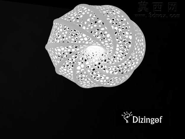 圆环面灯罩-数学艺术由@Dizingof