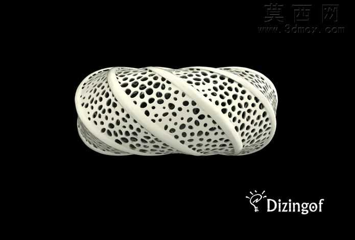 圆环面灯罩-数学艺术由@Dizingof