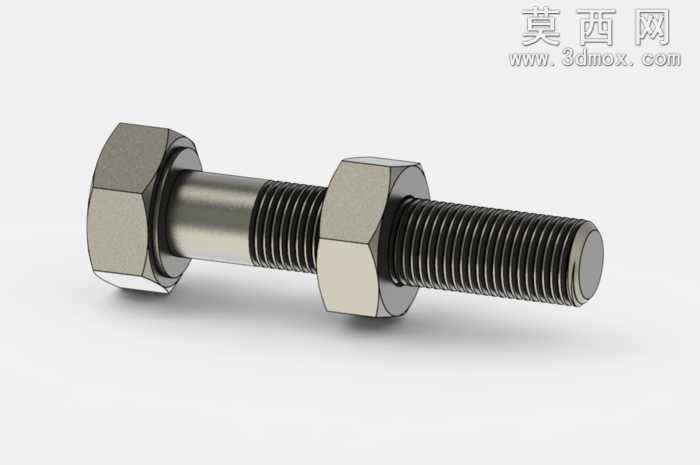 建模/议案的螺母螺栓的视频教程