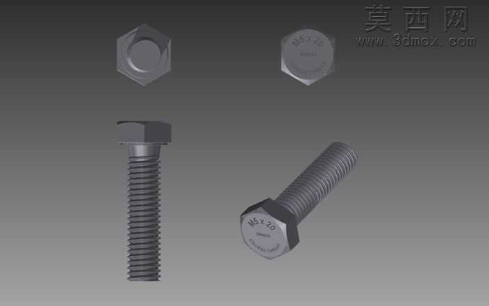 M5DIN933(完全螺纹)M6S六角头螺栓