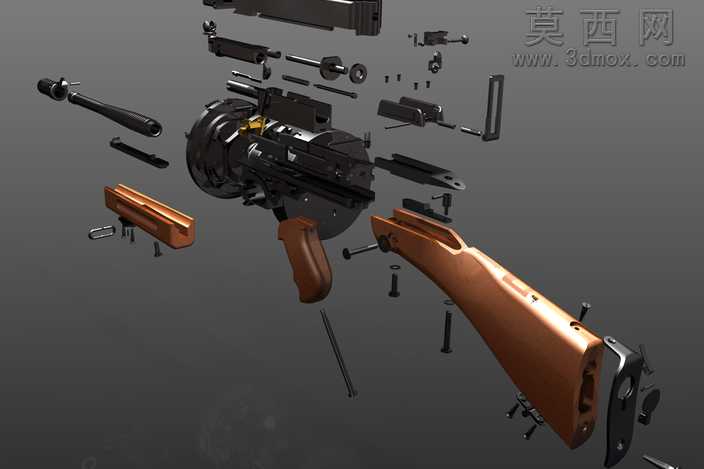 汤普森1928A1模型