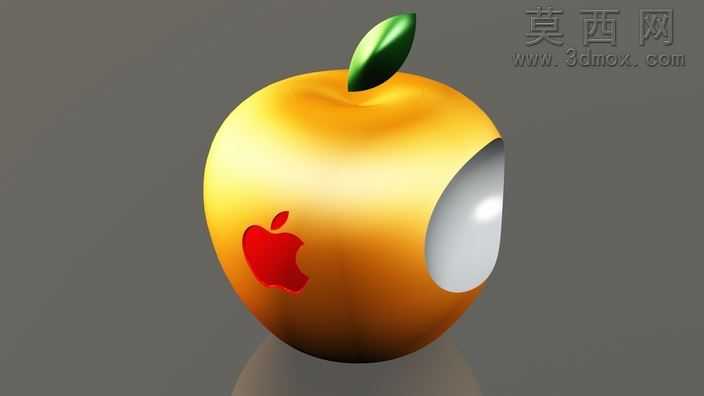 3D苹果徽标