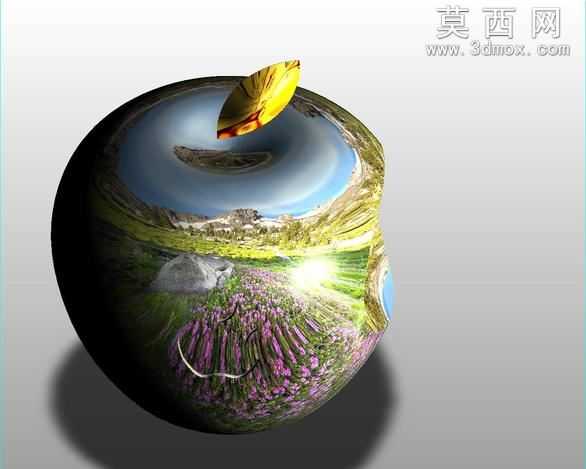 3D苹果徽标