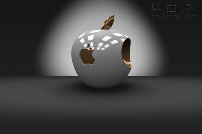 3D苹果徽标