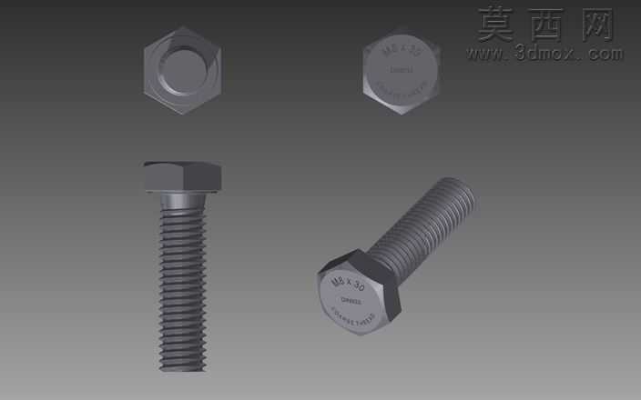 M8DIN933(完全螺纹)M6S六角头螺栓