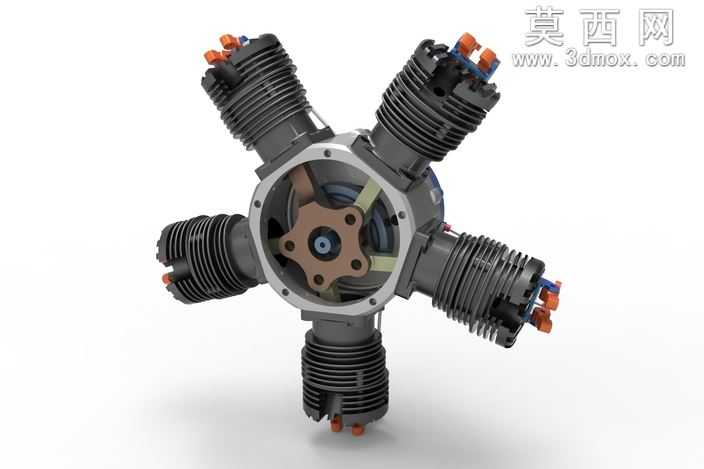5缸星形发动机