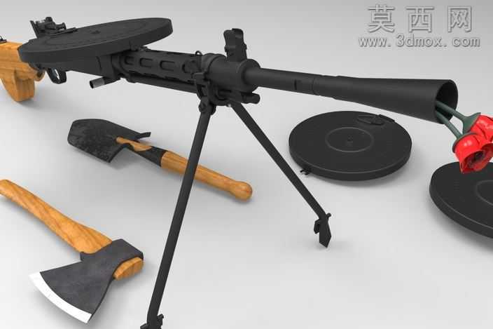 "M-72"协作项目-"DPwz27/28机枪 斧 锹"