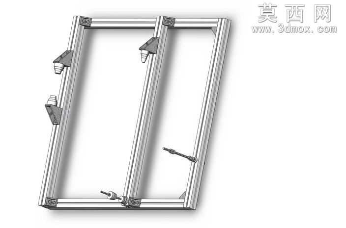 建筑跳汰机简单自行车架