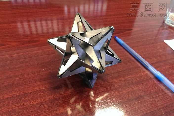 万有引力(M.C.埃舍尔)钣金件小星形十二面体