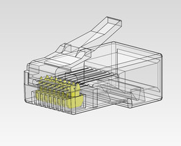 RJ45��8P8C����ͷδ��