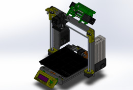 普鲁萨i3 MK3S MMU2S SolidWorks组件