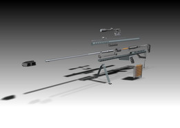 ������M82A1��ھ�������ǹе�ṹ