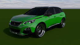 ����3008 2018�����SUV��۽ṹ��ά��ģ