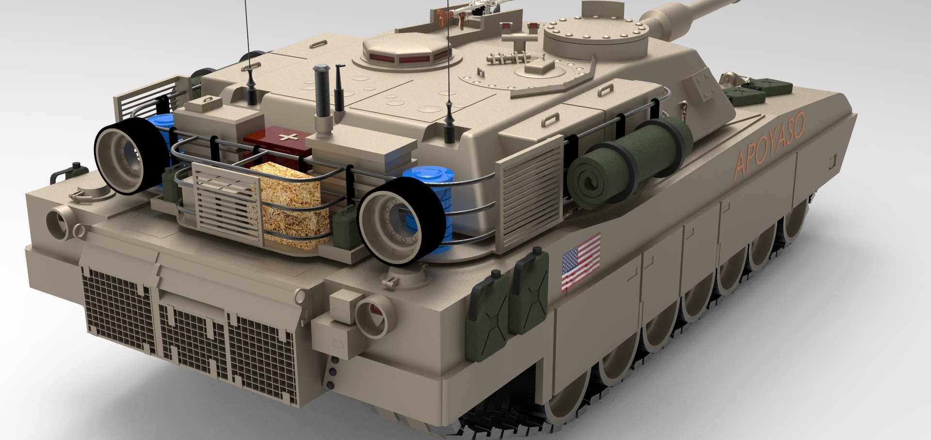 M1A2阿布拉罕斯阿布德马恩战车(MAB MEHMET和MORTEZA PADARLAR)