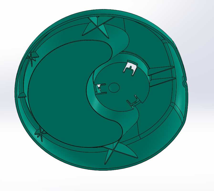 �����������ע��ģ---Molde de inje?o pl?stica da base do ventilador