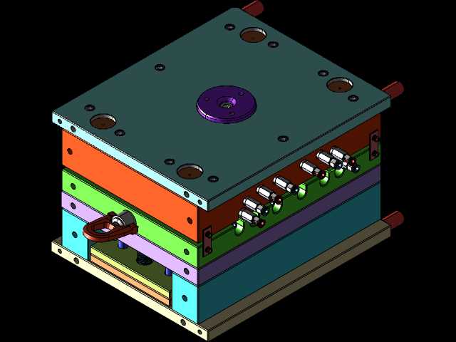 �����������ע��ģ---Molde de inje?o pl?stica da base do ventilador