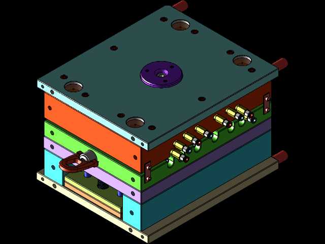 �����������ע��ģ---Molde de inje?o pl?stica da base do ventilador