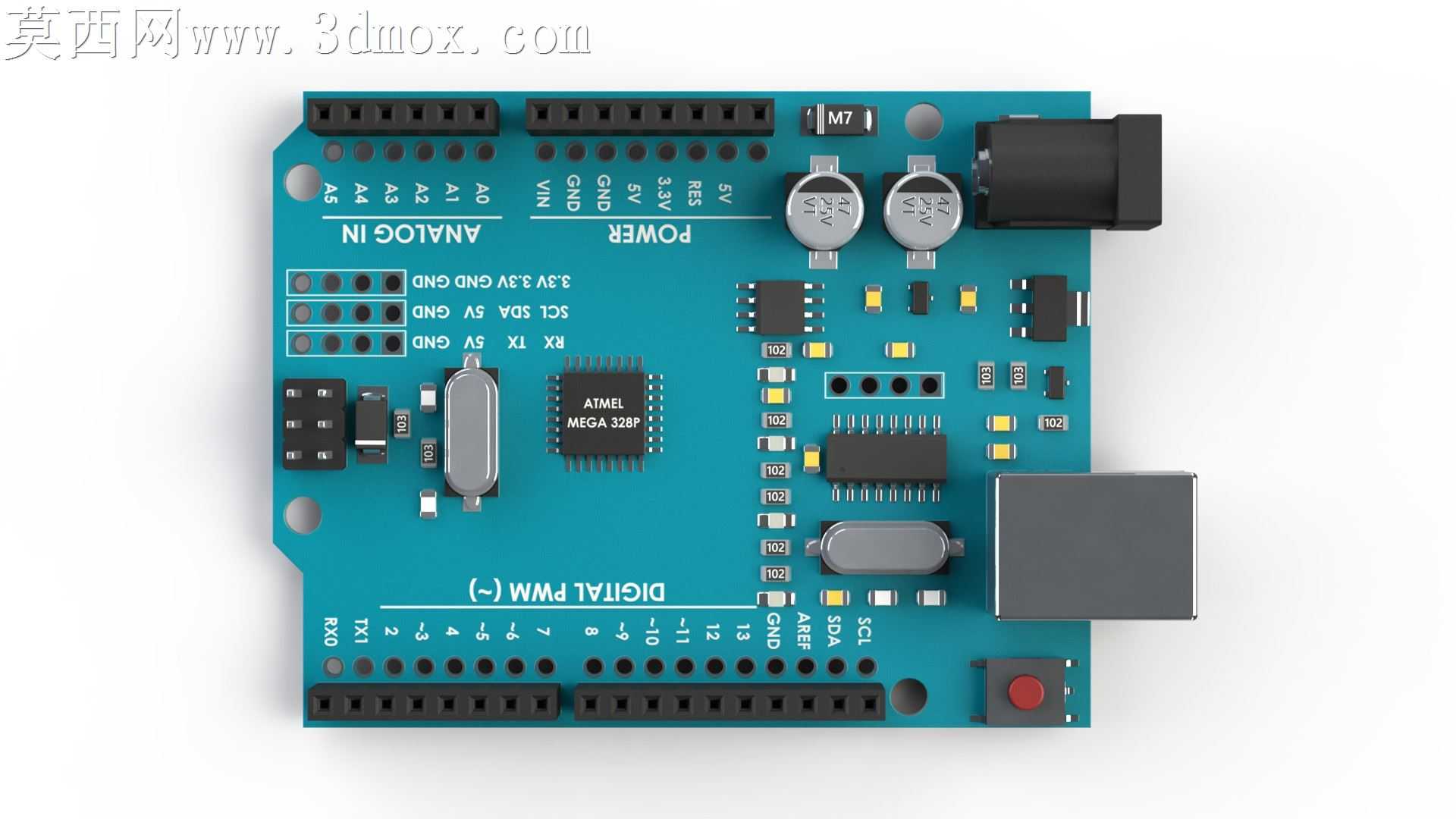 Arduino Uno R3克隆完整细节