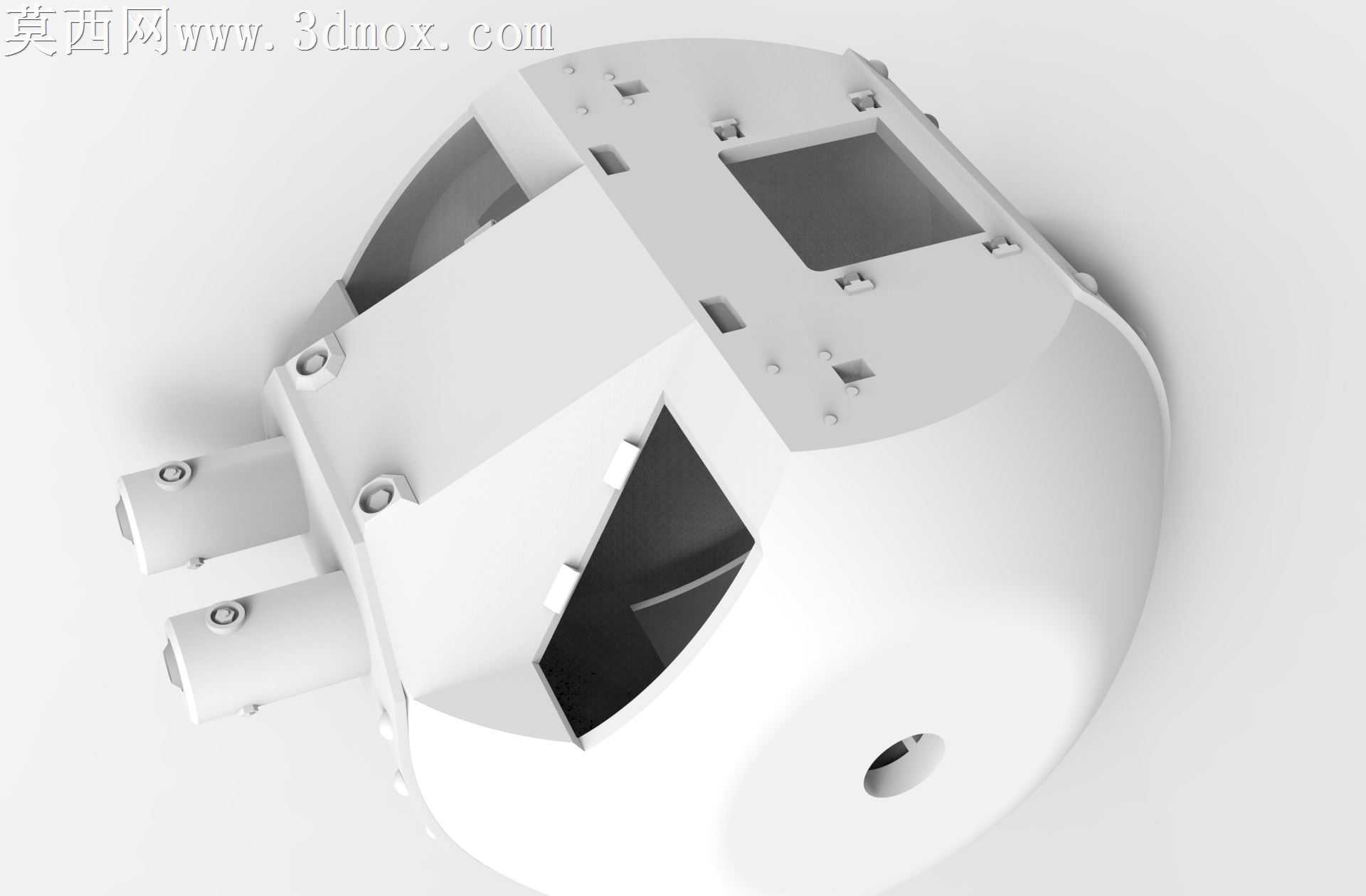装甲IV V2 1:16 3d打印设计图,双差速转向