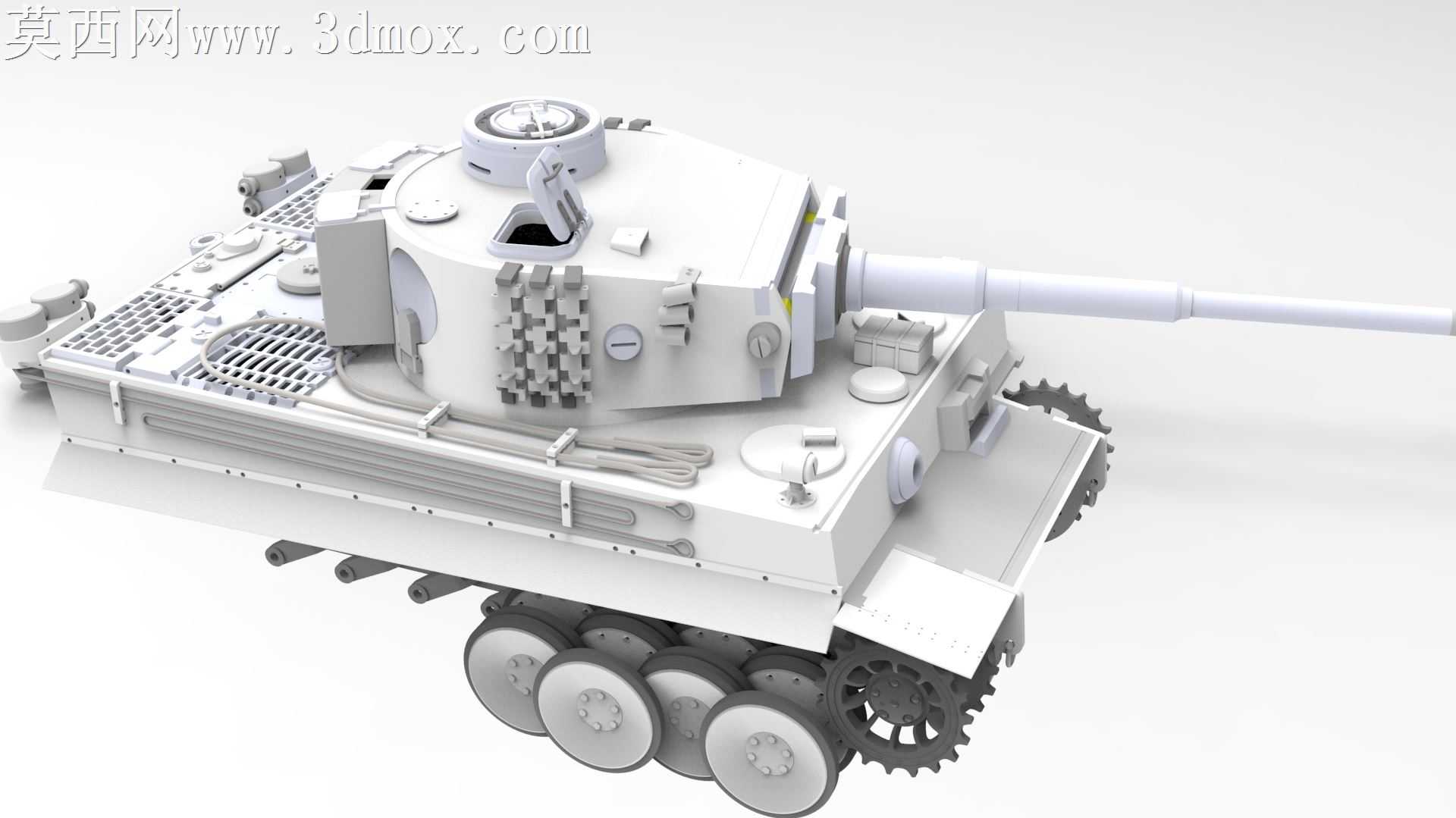 装甲IV V2 1:16 3d打印设计图,双差速转向