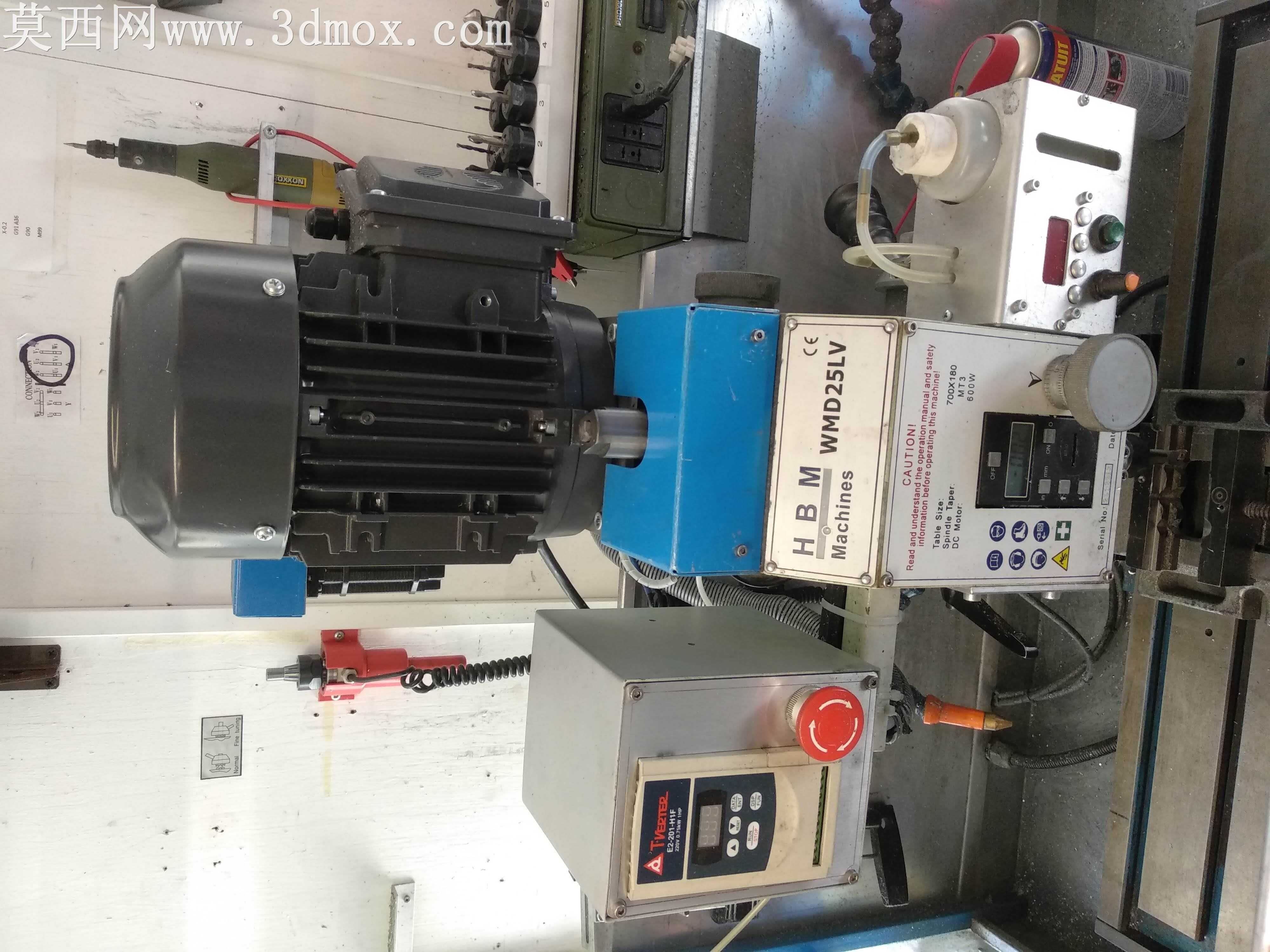 带三相电机的BF25至CNC