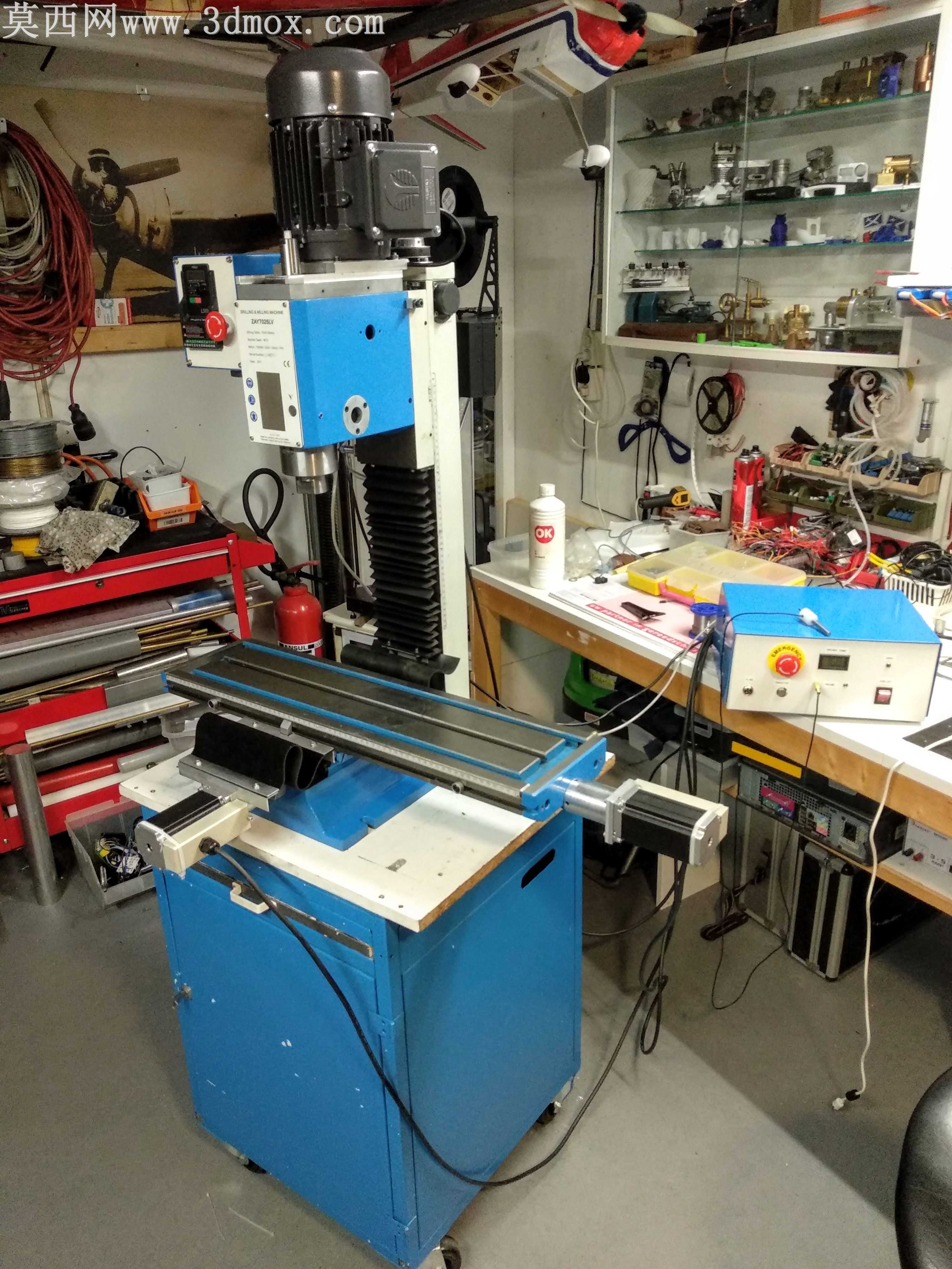 带三相电机的BF25至CNC
