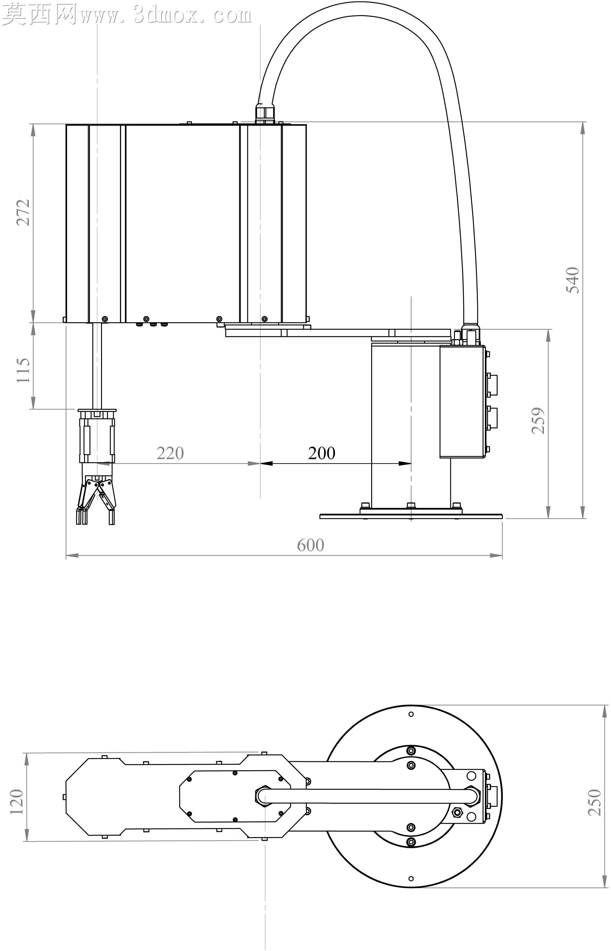 教育型数控机械臂综合体
