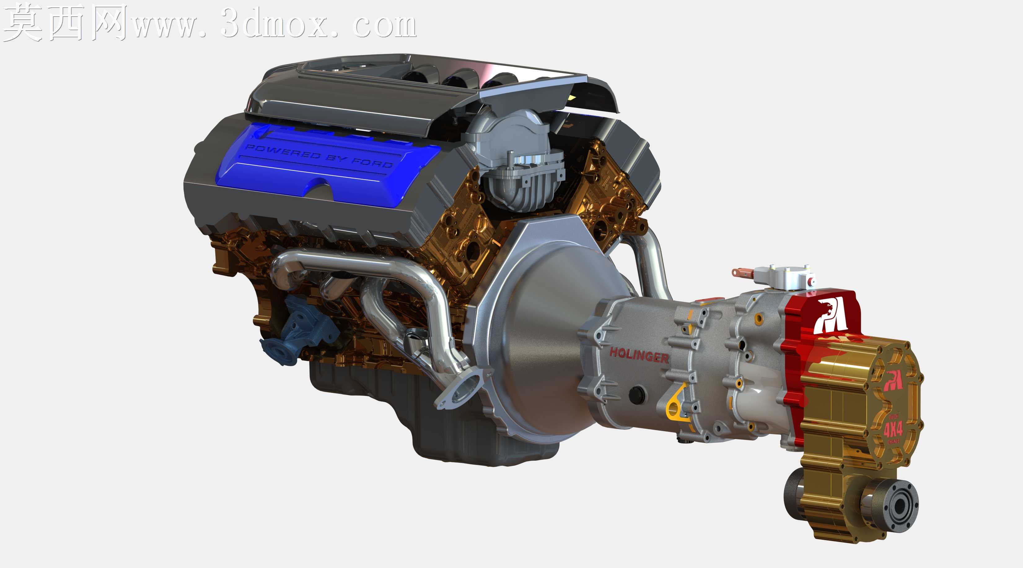 性能V8 SXS小车-郊狼发动机+HOLINGER 6速RD6+快速更换分动器