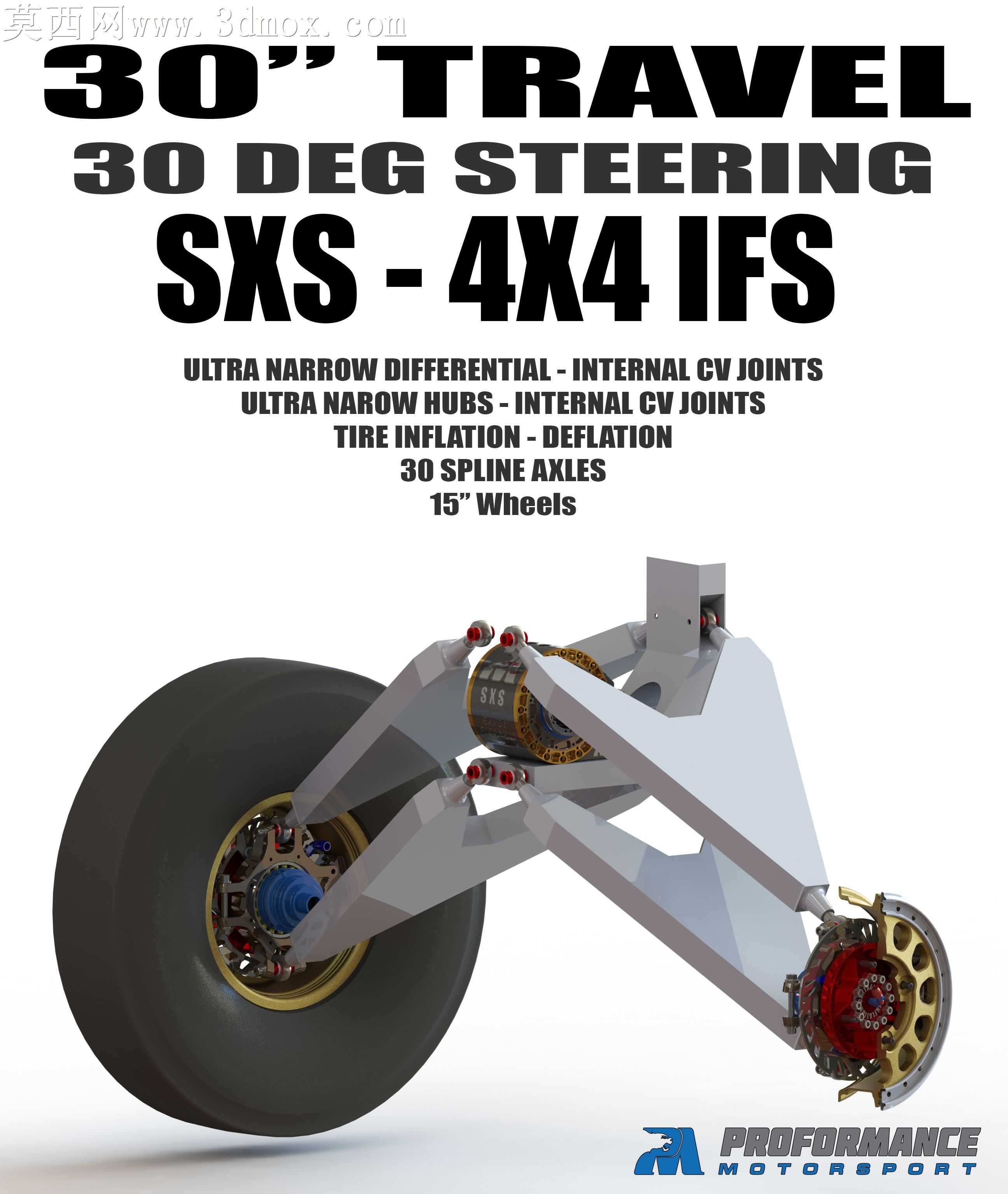 性能V8 SXS小车-郊狼发动机+HOLINGER 6速RD6+快速更换分动器
