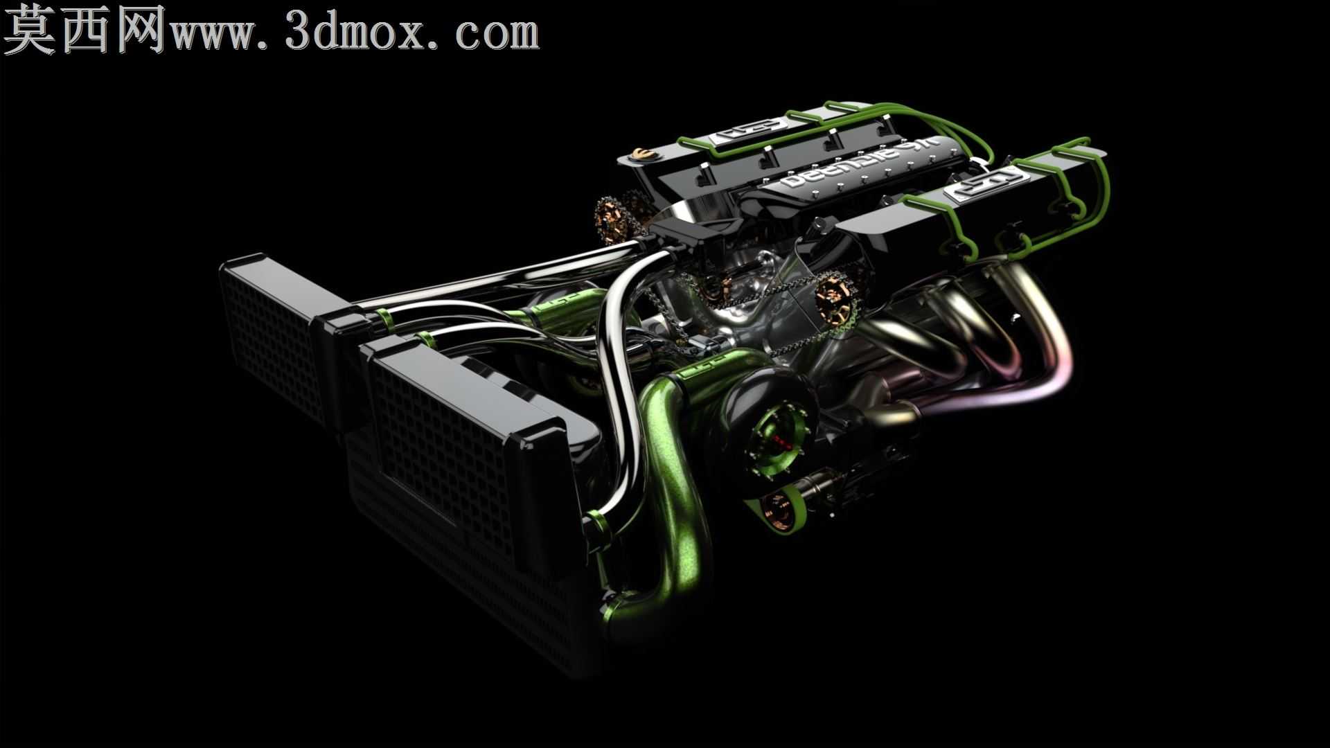 V6双涡轮发动机CGP设计