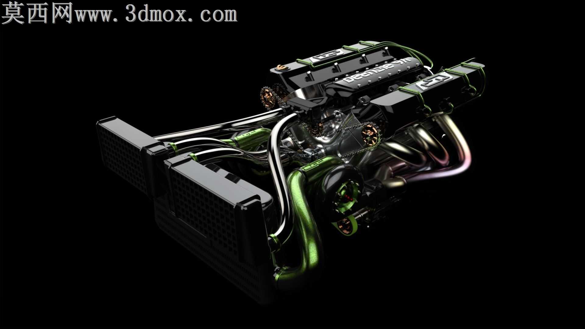 V6双涡轮发动机CGP设计