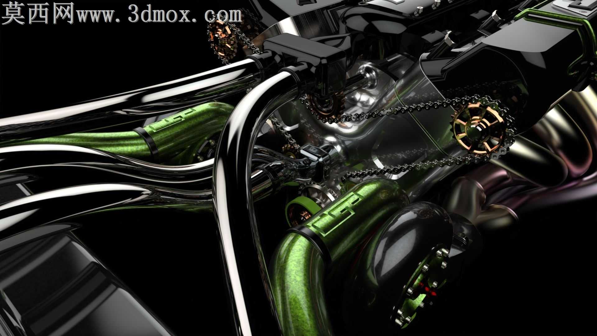 V6双涡轮发动机CGP设计