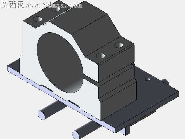 3018 CNC-全铝主轴支架(52mm或55mm主轴)