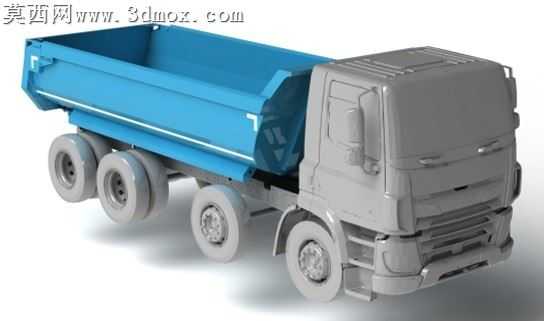 DAF CF(GVM-32000 Kg)卡车用半管翻车机车体